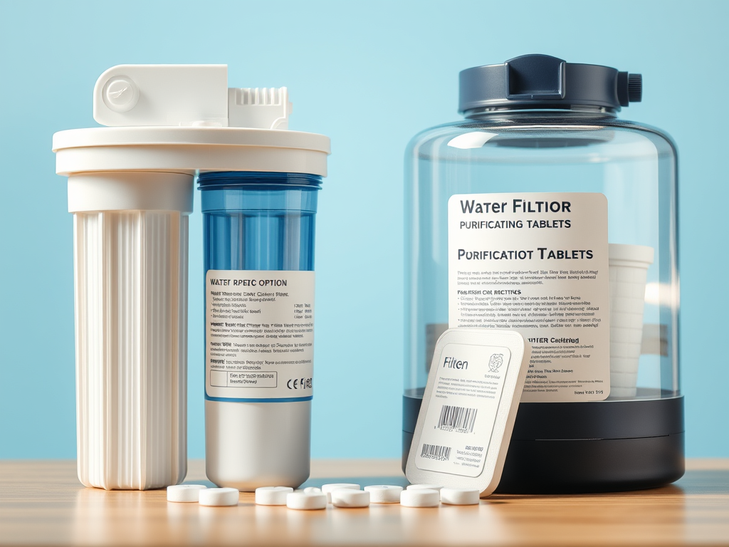 Filtres à Eau vs Pastilles de Purification : Quelle Solution Choisir ?