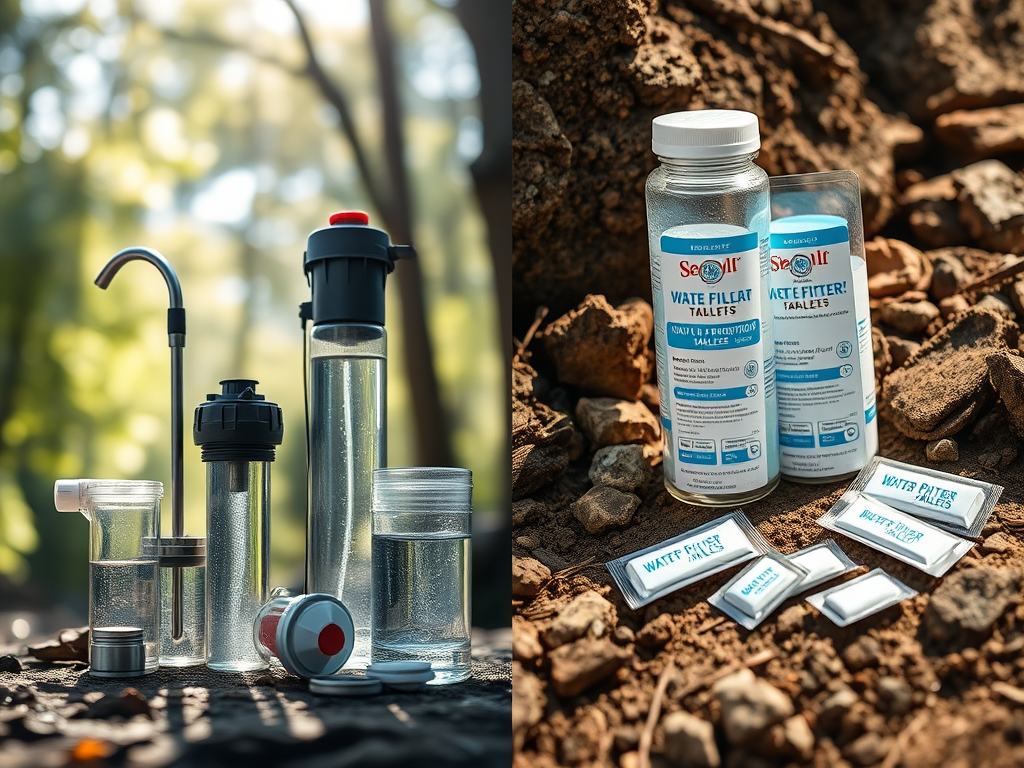 Filtres à Eau vs Pastilles de Purification : Quelle Solution Choisir ?