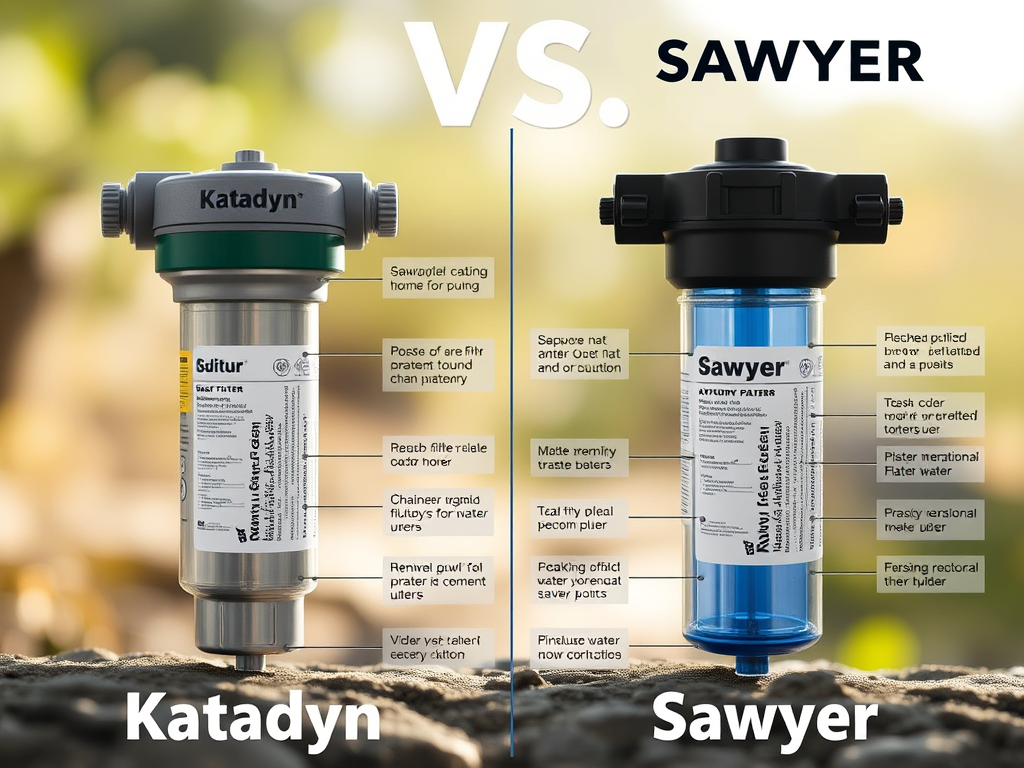 Katadyn vs Sawyer : Quel est le Meilleur Filtre à Eau pour l’Outdoor ?